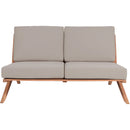  Meridian Outdoor Seating Loveseats 351Grey-L IMAGE 5