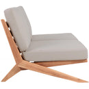  Meridian Outdoor Seating Loveseats 351Grey-L IMAGE 6