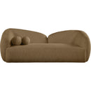  Meridian Elowen 91" Brown Fabric Upholstered Sofa IMAGE 2