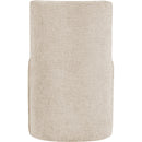  Meridian Duvina Beige Chenille Performance Fabric Upholstered Dining Chair IMAGE 5