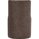  Meridian Duvina Brown Chenille Performance Fabric Upholstered Dining Chair IMAGE 5