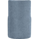  Meridian Duvina Light Blue Chenille Performance Fabric Upholstered Dining Chair IMAGE 5