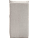  Meridian Nelori Beige Linen Textured Performance Fabric Upholstered Dining Chair IMAGE 5