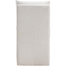  Meridian Nelori Cream Linen Textured Performance Fabric Upholstered Dining Chair IMAGE 5