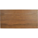  Meridian Mirella 78.75" Natural Teak Wood Outdoor Patio Dining Table IMAGE 4