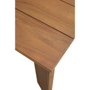  Meridian Mirella 78.75" Natural Teak Wood Outdoor Patio Dining Table IMAGE 5