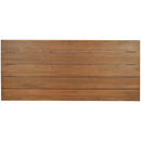  Meridian Mirella 96" Natural Teak Wood Outdoor Patio Dining Table IMAGE 4