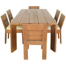  Meridian Mirella 96" Natural Teak Wood Outdoor Patio Dining Table IMAGE 7