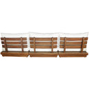  Meridian Mirella 111" Off-White Water Resistant Fabric Upholstered 3 pc Outdoor Patio Modular Sofa IMAGE 5