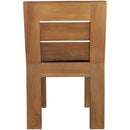  Meridian Mirella Off-White Water Resistant Fabric Upholstered Outdoor Patio Dining Side Chair IMAGE 5