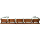  Meridian Mirella 187" Off-White Water Resistant Fabric Upholstered 7 pc Outdoor Patio Modular Sectional IMAGE 5