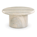  Meridian Emara Natural Concrete And Fiberglass Indoor / Outdoor Coffee Table IMAGE 1