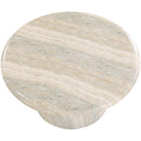  Meridian Emara Natural Concrete And Fiberglass Indoor / Outdoor Coffee Table IMAGE 3