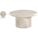  Meridian Emara Natural Concrete And Fiberglass Indoor / Outdoor Coffee Table IMAGE 6