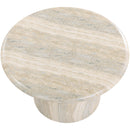  Meridian Emara Natural Concrete And Fiberglass Indoor / Outdoor Coffee Table IMAGE 3