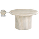  Meridian Emara Natural Concrete And Fiberglass Indoor / Outdoor Coffee Table IMAGE 6