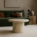  Meridian Emara Natural Concrete And Fiberglass Indoor / Outdoor Coffee Table IMAGE 2
