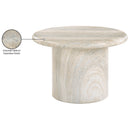  Meridian Emara Natural Concrete And Fiberglass Indoor / Outdoor Coffee Table IMAGE 6