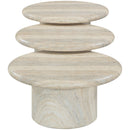  Meridian Emara Natural Concrete And Fiberglass 3 pc Indoor / Outdoor Coffee Table IMAGE 5