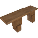  Meridian Anzio Brown Oak Veneer And Solid Wood Console Table IMAGE 5