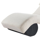  Meridian Marcella Cream Fabric Upholstered Chaise Lounge IMAGE 7