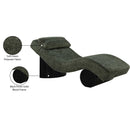  Meridian Marcella Green Fabric Upholstered Chaise Lounge IMAGE 10