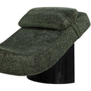  Meridian Marcella Green Fabric Upholstered Chaise Lounge IMAGE 6