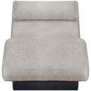  Meridian Marcella Grey Fabric Upholstered Chaise Lounge IMAGE 3