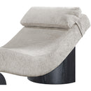  Meridian Marcella Grey Fabric Upholstered Chaise Lounge IMAGE 6
