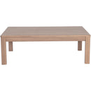  Meridian Newport Natural Acacia Wood Outdoor Patio Coffee Table IMAGE 3
