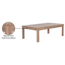  Meridian Newport Natural Acacia Wood Outdoor Patio Coffee Table IMAGE 6