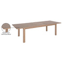  Meridian Newport 86.75" / 108" Natural Acacia Wood Outdoor Patio Dining Table IMAGE 12