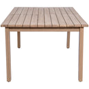 Meridian Newport 86.75" / 108" Natural Acacia Wood Outdoor Patio Dining Table IMAGE 4
