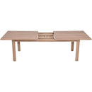  Meridian Newport 86.75" / 108" Natural Acacia Wood Outdoor Patio Dining Table IMAGE 9