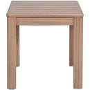  Meridian Newport Natural Acacia Wood Outdoor Patio End Table IMAGE 3