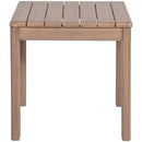  Meridian Newport Natural Acacia Wood Outdoor Patio End Table IMAGE 4