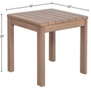  Meridian Newport Natural Acacia Wood Outdoor Patio End Table IMAGE 5