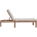  Meridian Newport Beige Water Resistant Fabric Upholstered Outdoor Patio Lounge Chair IMAGE 10