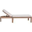  Meridian Newport Cream Water Resistant Fabric Upholstered Outdoor Patio Lounge Chair IMAGE 8