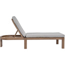  Meridian Newport Grey Water Resistant Fabric Upholstered Outdoor Patio Lounge Chair IMAGE 10