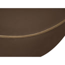  Meridian Swerve Brown Velvet Upholstered Chair IMAGE 8