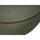  Meridian Swerve 77" Green Velvet Upholstered Loveseat IMAGE 9