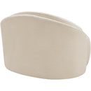  Meridian Caspian Beige Chenille Fabric Upholstered Chair IMAGE 7