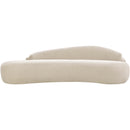  Meridian Caspian 101" Beige Chenille Fabric Upholstered Sofa IMAGE 3