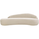  Meridian Caspian 101" Beige Chenille Fabric Upholstered Sofa IMAGE 6