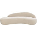  Meridian Caspian 101" Beige Chenille Fabric Upholstered Sofa IMAGE 7