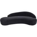  Meridian Caspian 101" Black Chenille Fabric Upholstered Sofa IMAGE 8