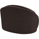  Meridian Caspian Brown Chenille Fabric Upholstered Chair IMAGE 7