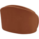  Meridian Caspian Cognac Chenille Fabric Upholstered Chair IMAGE 7