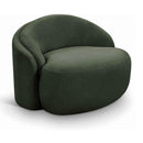  Meridian Caspian Green Chenille Fabric Upholstered Chair IMAGE 1
